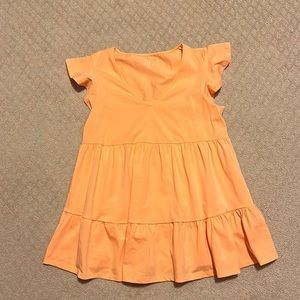 Coral Gap maternity ruffle top/tunic.